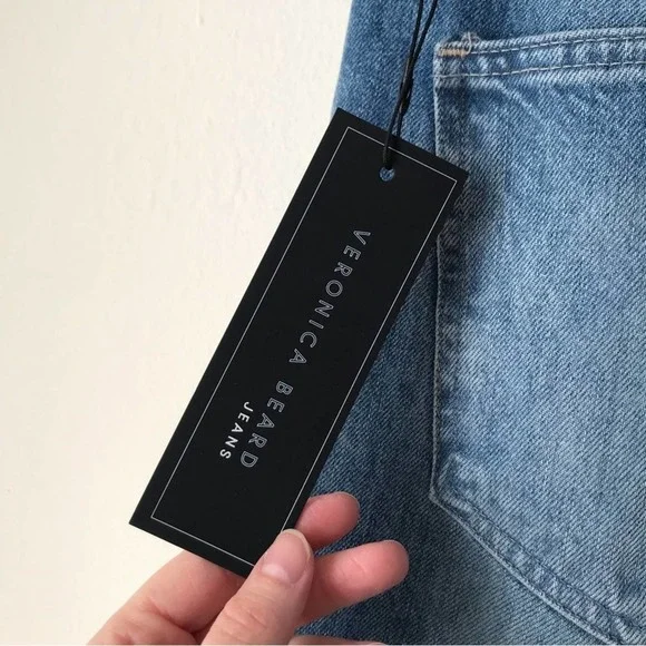 Veronica Beard Dylan Full Length Straight Jeans - Picture 7 of 8